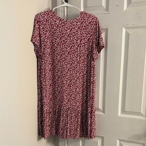 Ann Taylor Red Floral Dress